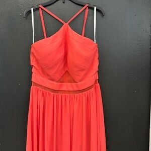 Gianni Bini Coral‎ Maxi Dress Size Medium